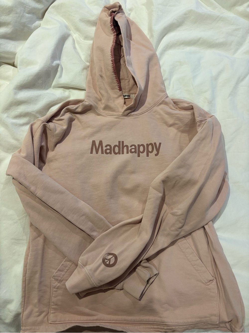 Madhappy Blush Pink Logo Hoodie